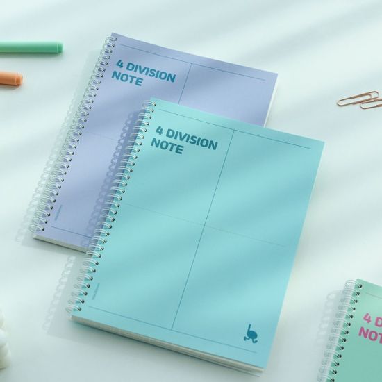 B군 수학4분할 모눈 스프링 노트 