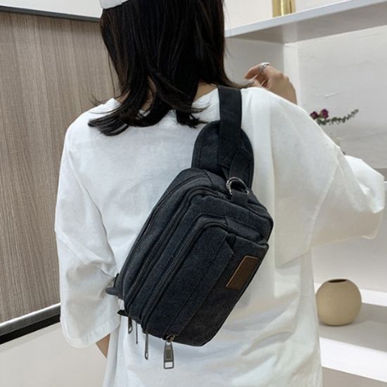 옥스포드원단 여행용 슬림 힙색 3color