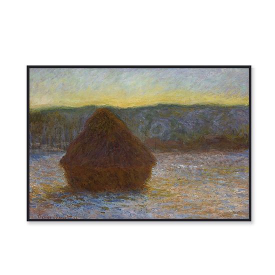 [더벨라] 모네 - 건초더미 (해빙기,석양) Haystack