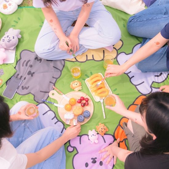 무직타이거 모여랑 피크닉매트