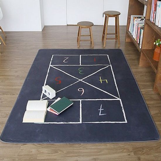 국내제작 사방치기 러그  100*150