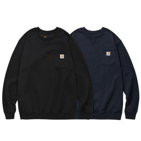 칼하트 103852 포켓 맨투맨 티셔츠 (4colors)