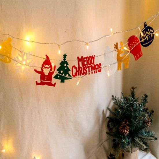 크리스마스 홀리 미니 가랜드