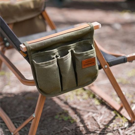 썬딕 캠핑체어 멀티사이드 소품보관 포켓주머니2color