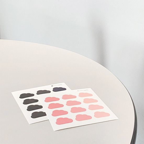 리무버 구름스티커 세트