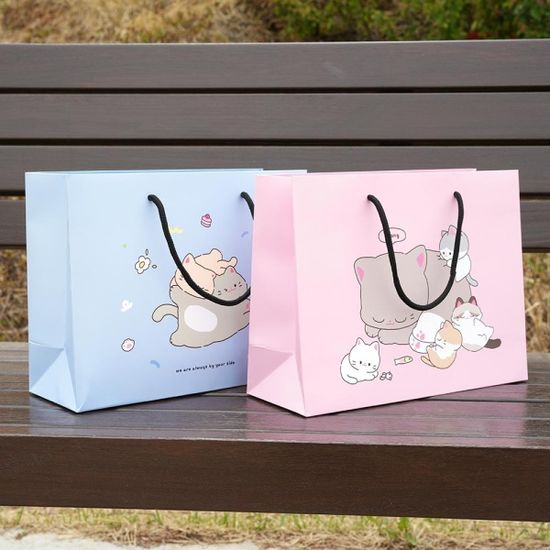 핑크풋 냥냥쇼핑백(중)