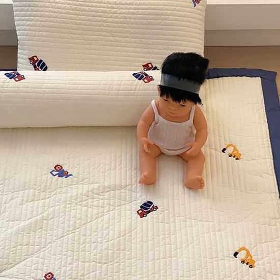 접이식 간편간단 순면 낮잠 이불 쿠션 베개 가방세트