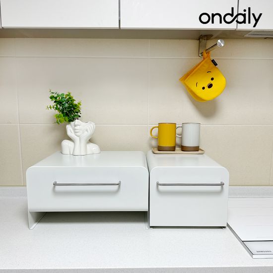 [온데일리] 철제 수납장 주방 다용도 정리함 (대형)