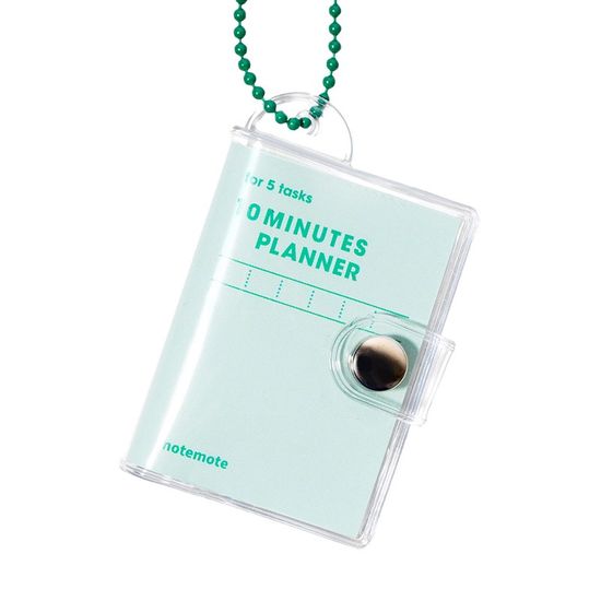 모트모트 미니 플래너 키링 - 그리너리