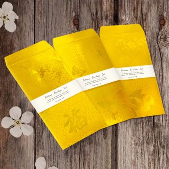 황금 비단봉투 FB2021p-456 (3종 한세트 = 9장)