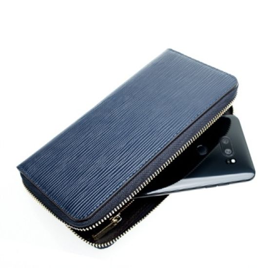 익스큐브 이니셜 지퍼 클러치 장지갑 M5