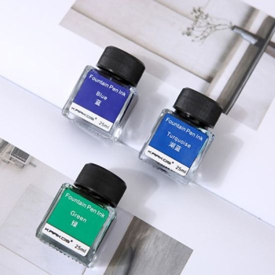 딥 펜 컬러 만년필 잉크 25ml  캘리그라피 병잉크