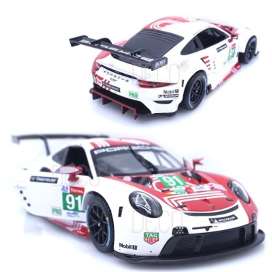 1:24 포르쉐 911 RSR 레드 레이싱카 미니카
