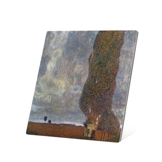 클림트 - 커다란 포플러 II (다가오는 뇌우) 20x20cm 