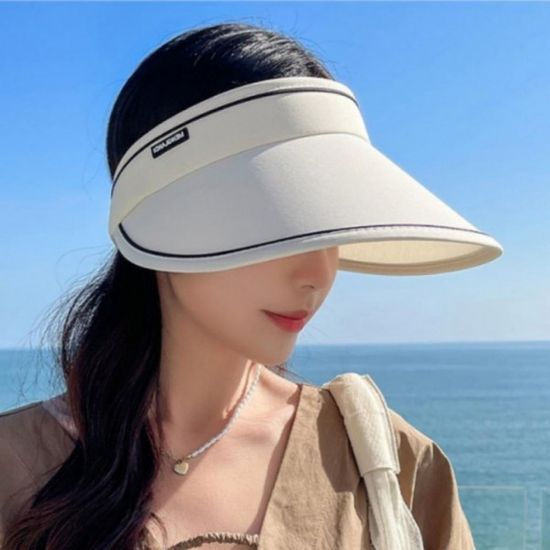 베이직 썬캡 돌돌이 선캡 여름 모자 나들이모자 챙모