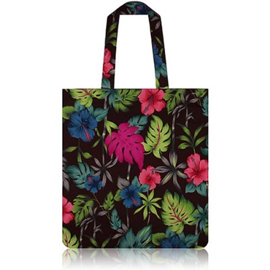 nother Hawaiian Flat Tote Bag (Chocolate) / 나더 하와이안 플랫 토트백 (초콜렛)