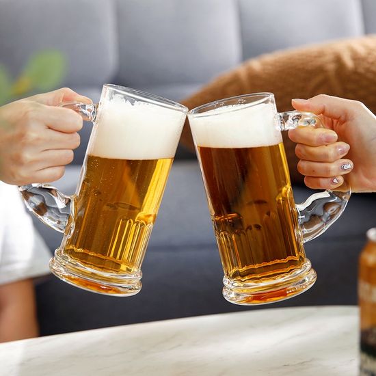 대용량 혼술 홈맥주 맥주잔 500ml 특이한 맥주컵