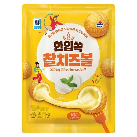 사조 한입 쏙 찰 치즈볼 1000g