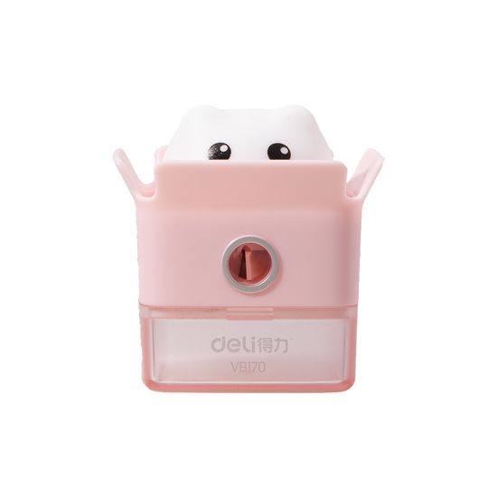 델리 휴대용 귀여운 점핑 미니연필깎이