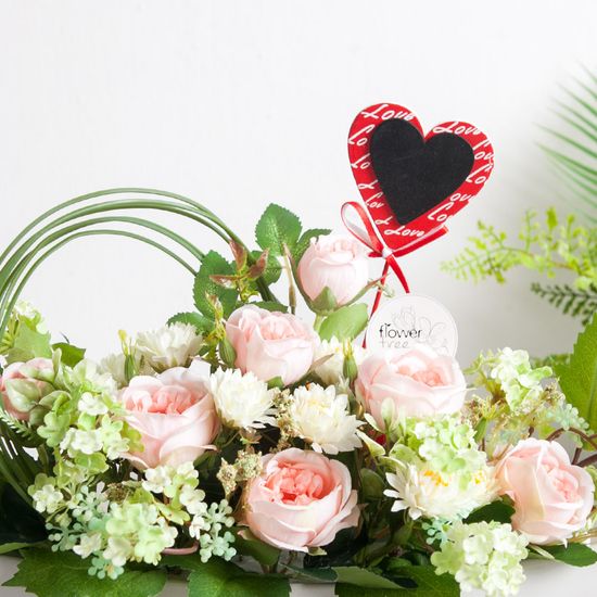 [1+1] 어버이날 데코픽 하트글자무늬 네임보드 꽂이