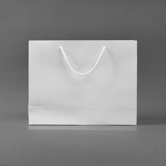 무지 가로형 쇼핑백(화이트)(28x20cm)/종이쇼핑백