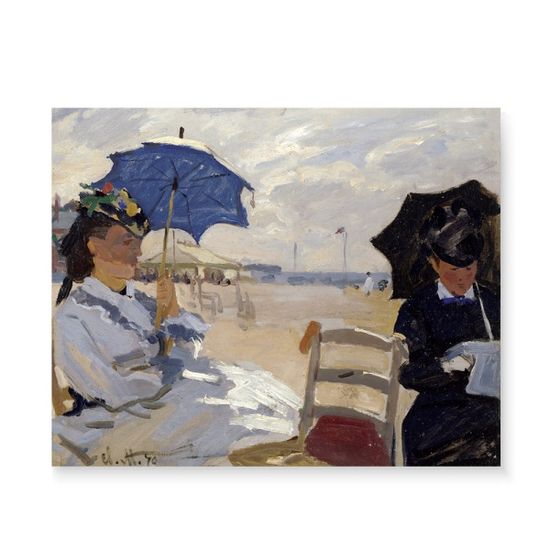 모네 - 트루빌의 해변, 캔버스액자