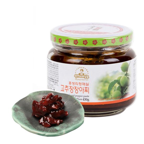 홍쌍리 고추장장아찌430+매실절임430 반찬세트430