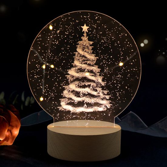[도토로] LED 크리스마스 트리 아크릴 무드등