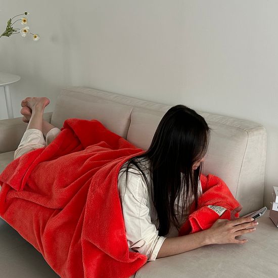 국내원단 보풀 걱정없는 비비드 블랭킷 6color