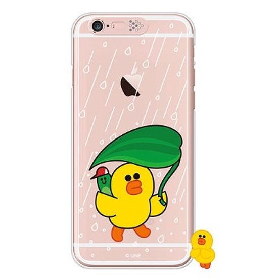[SG DESIGN]iPhone6/ iPhone6 Plus 라인프렌즈 샐리 RAIN LIGHT UP Case-Rose Gold(하드타입/라이팅)