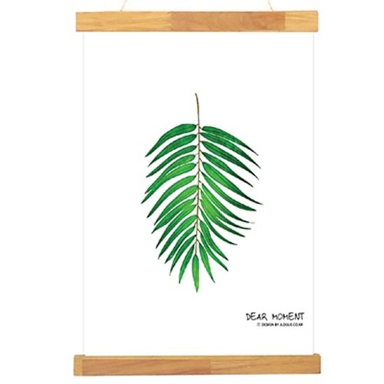 팜리프 트로피칼 패브릭포스터 L Size + 행잉액자 set