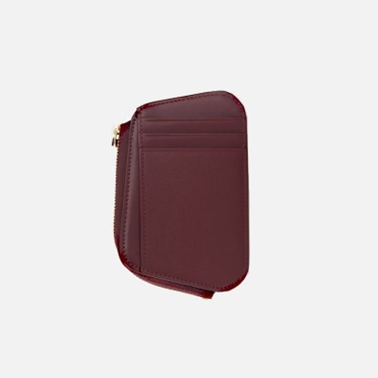 Reims Pebble Card Wallet burgundy 페블 카드 월렛 버건디