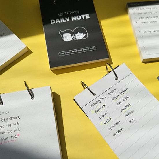 [어른문방구] 양면 링 단어장