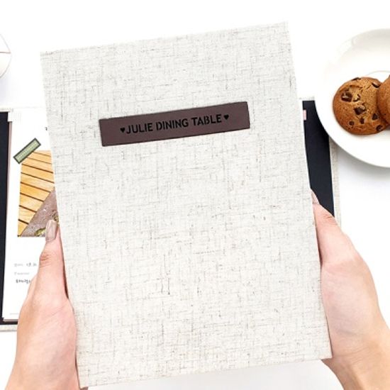 레시피북 바인딩 다이어리 (A5 만년형) - 3종 택1