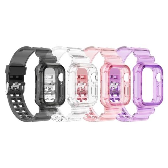 애플워치 TPU 일체형 스트랩 38/40/41mm TS-02(투명)