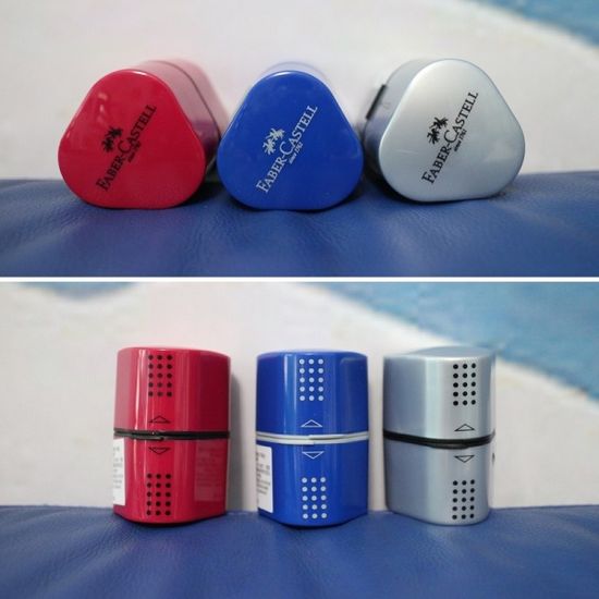 파버카스텔 칼날 3개 그립 트리오 삼각 연필깎이 1개