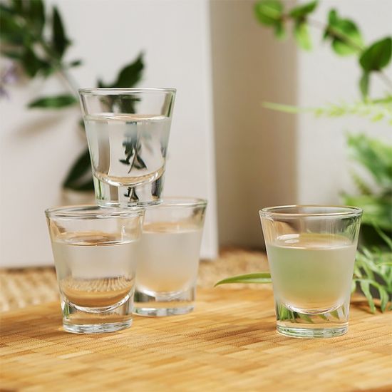 럭키글라스 미니글라스 소주컵 디저트잔 70ml