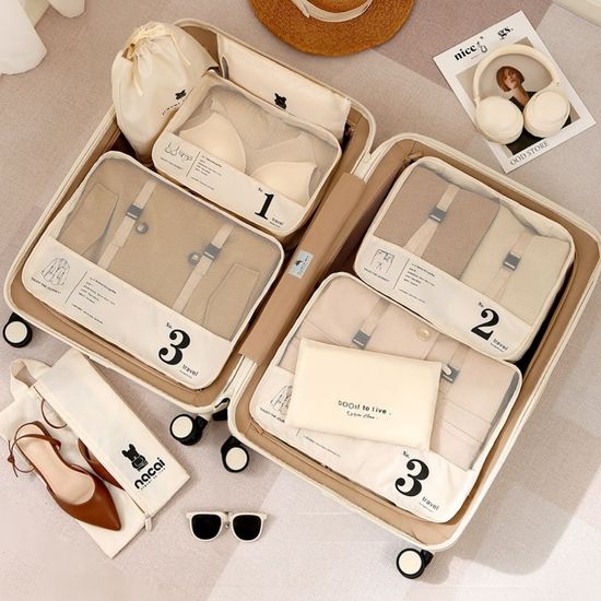 넘버스 트레블 캐리어 파우치 정리백 세트(WF1784B)