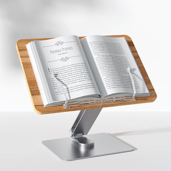 알루미늄 원목 독서대 노트북 거치대 BS-1PLUS