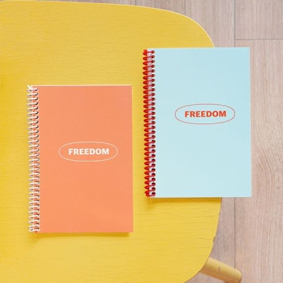 리훈 아무노트 스프링 모눈 무지 줄 공책 4권세트