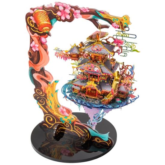 3D메탈퍼즐 월하신선의 집 모형 만들기