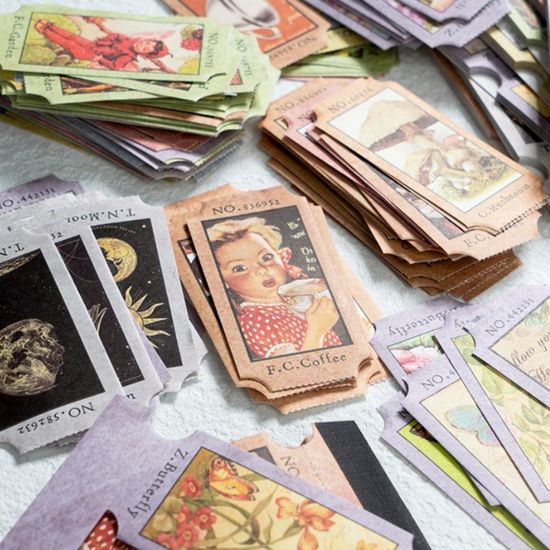 빈티지 다꾸 책시리즈 메시지 배경지 페이퍼