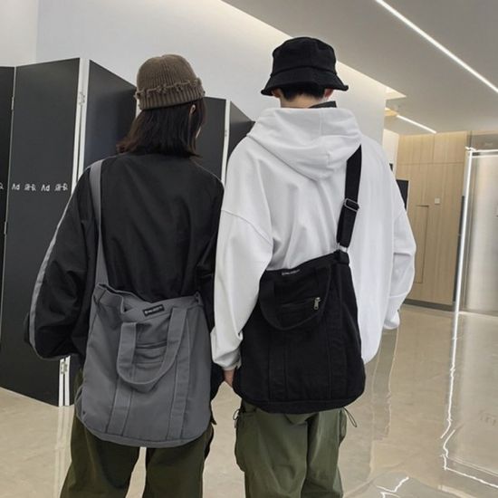 빈티지 에코 캔버스 크로스 토트 백 가방