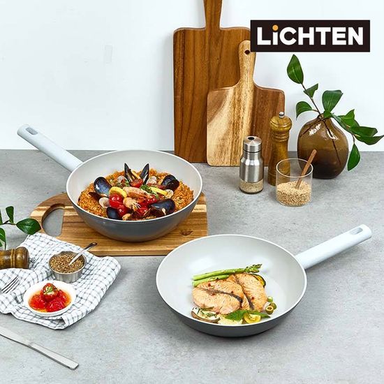 리히텐 딥그레이 IH 세라믹 후라이팬/궁중팬