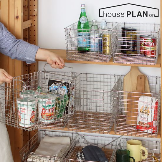 하우스플랜온 스테인리스 와이어 바스켓 4size 택