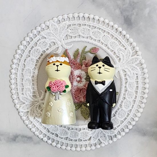 러브캣 고양이 커플 인형 세트