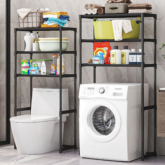 화장실 변기 세탁기 욕실 틈새 수납장 수납 선반 행거