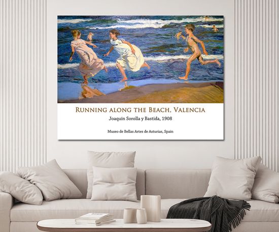 호아킨소로야 그림 거실 인테리어 액자 명화 여름해변