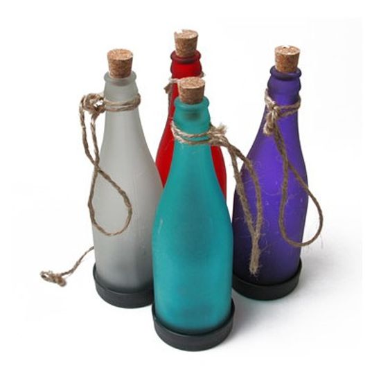 [태양열충전] 어두우면 알아서 켜지는 빈티지 무드등 유리병