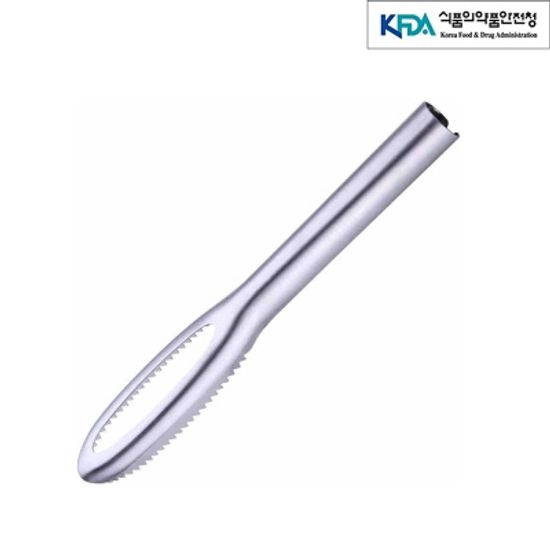 [쿠킹스]스텐 생선 비늘제거기/낚시용품 비늘칼